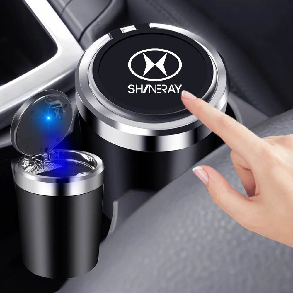 1 PCS Car Portable LED Smoke Car Ashtray Holder For SWM G01 G05 Swm X3 X7 EROE X2 G01F G03F Shineray 2022 2023 2024 Accessories