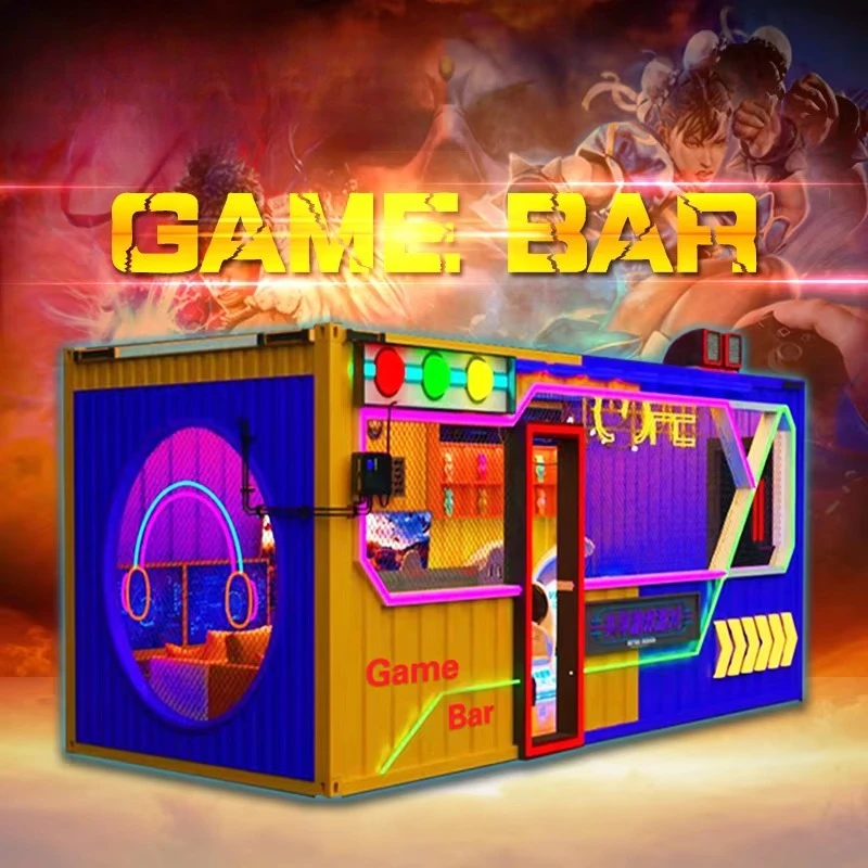 New Arrival Multiple Vr Virtual Games bar All in One Container Customized New Design Coin Operated Games Game Machine bar