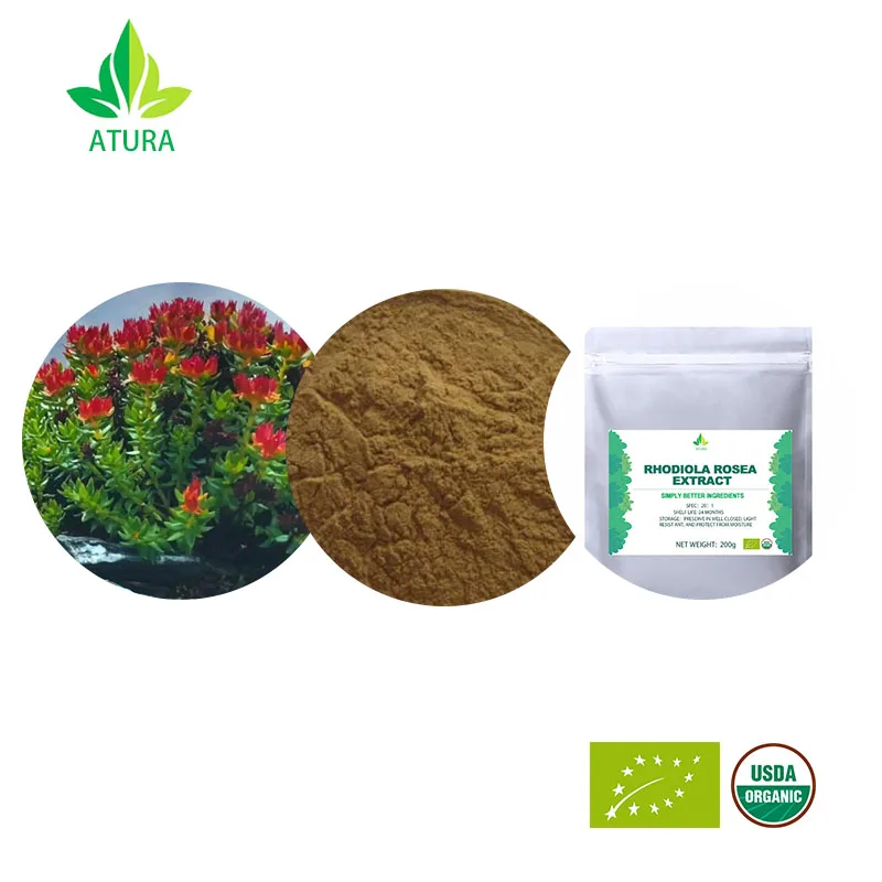 Extracto de Rhodiola Rosea 20:1 Antioxidación y Blanqueamiento