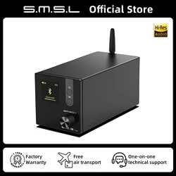 SMSL SA300 High Power Bluetooth 5.0 HiFi Remote Digital Amplifier Desktop Power Amplifier Amp 80W Analog
