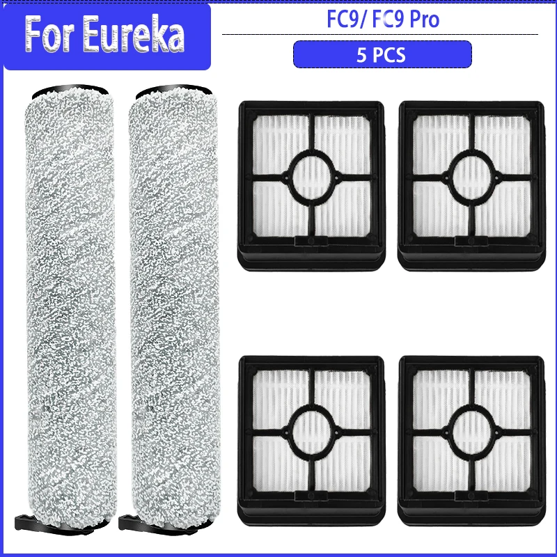 Roller Brush HEPA Filters for  Eureka FC9 NEW500 Cordless Vacuums Vacuum Cleaner Household Accessories