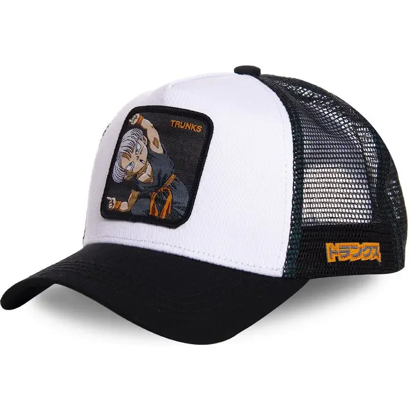 Neue Dragon Ball Son Goku Kappe Sommer Reise Schirmmütze männer Stickerei Hip-Hop Cap Stil Sonnenblende Einstellbare Trucker mesh Cap