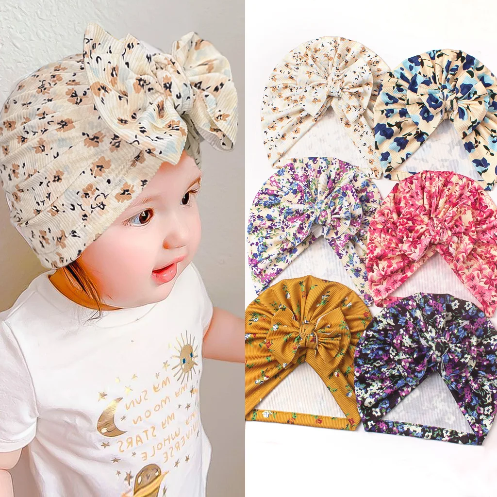 

Baby Headbands Cotton Turbans for Babies Infant Toddler Head Wrap Newborn Baby Girl Beanie Hat Baby Hair Accessories