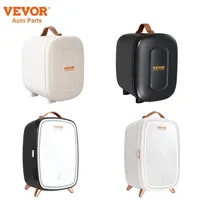 VEVOR Mini Makeup Fridge Single Door 4L 6L Electric Portable Cosmetics Refrigeration Storage Cooler with Mirror for Home Car Use