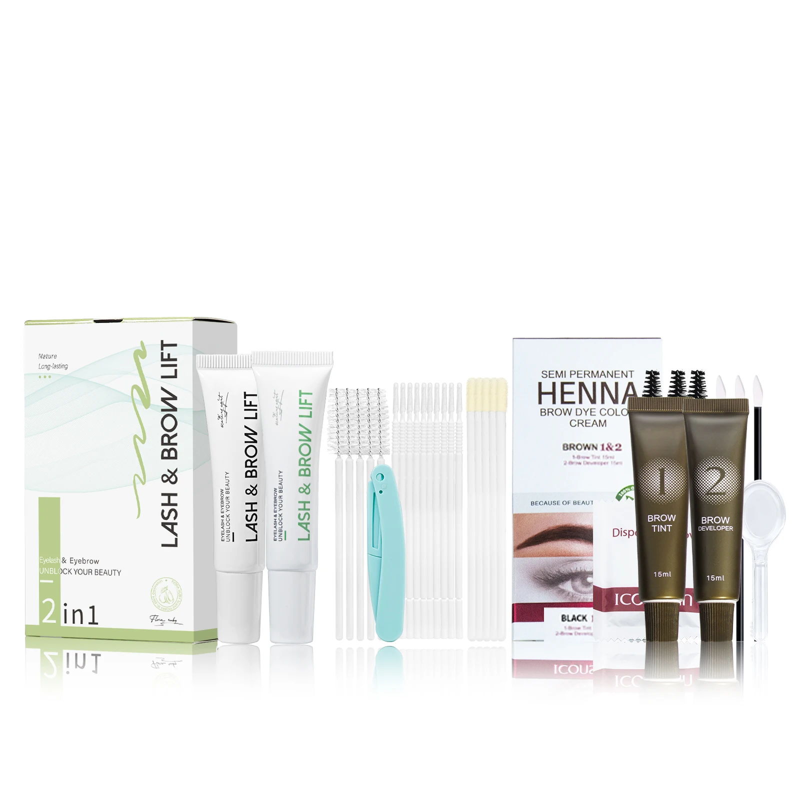 Lash Lift & Tint Kit Professionele Wimper Permanenten Wenkbrauw Lamineren Wimper Semi-permanente Lifting Permanenten Wimpers Kleurstof Wenkbrauw Maken