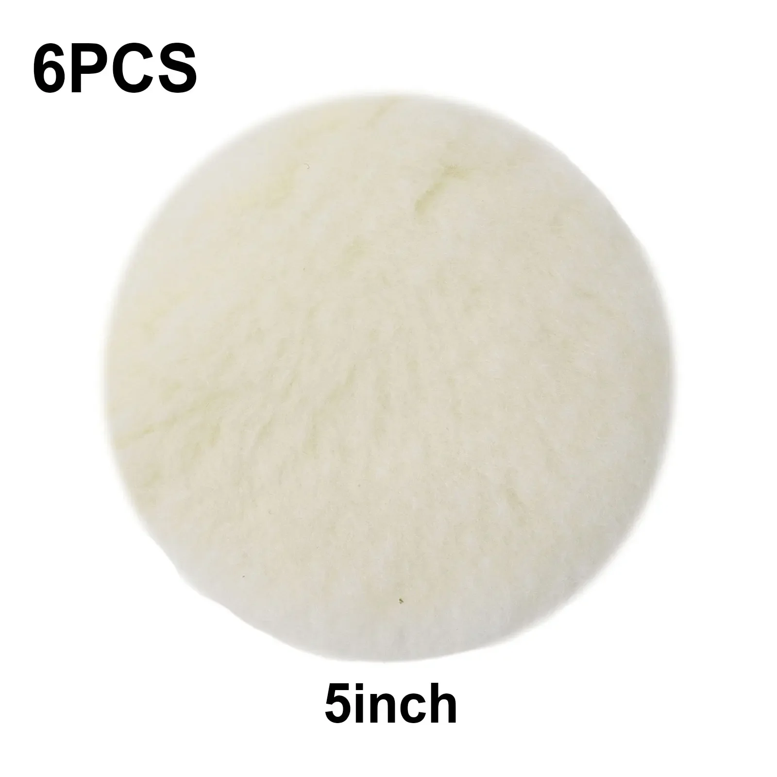 

Set Buffing Pads 5inch 6Pcs Accessories Bonnet Buffing Wheel Pad Buffer Lamb Wool Polisher Polishing Practical
