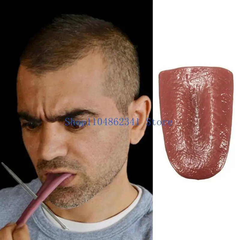 

5asd Хэллоуин, искусственный язык, ложный язык, ужасный реквизит для языка, трюки, игрушки для языка, реквизит, трюки, игрушки