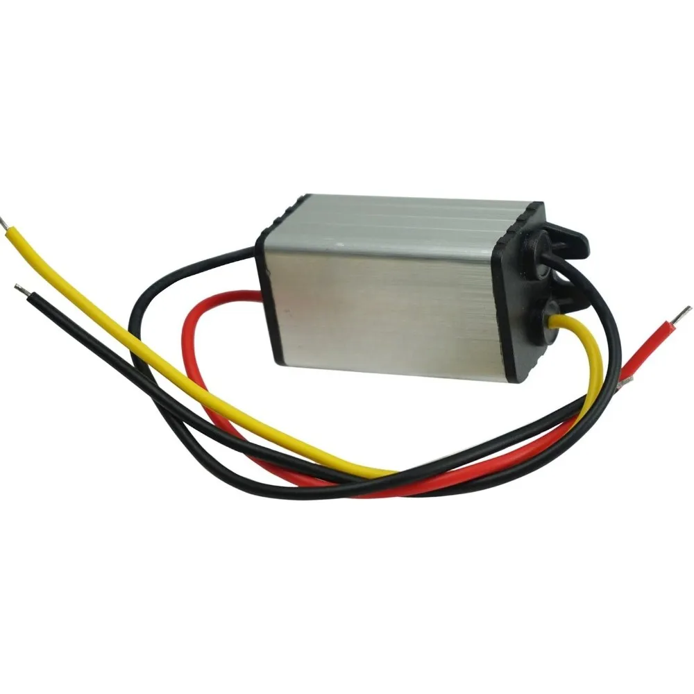 DC/DC Converter Regulator 12V24V To 6V 5A IP68 Waterproof High Efficiency 5 Safety Protections Fits 6V Appliances Aluminum Shell