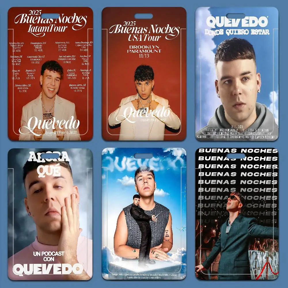 

Держатель для визитных карточек и бейджей Pop Rapper Quevedo, 1 шт., для мужчин и женщин, для работы и бизнеса
