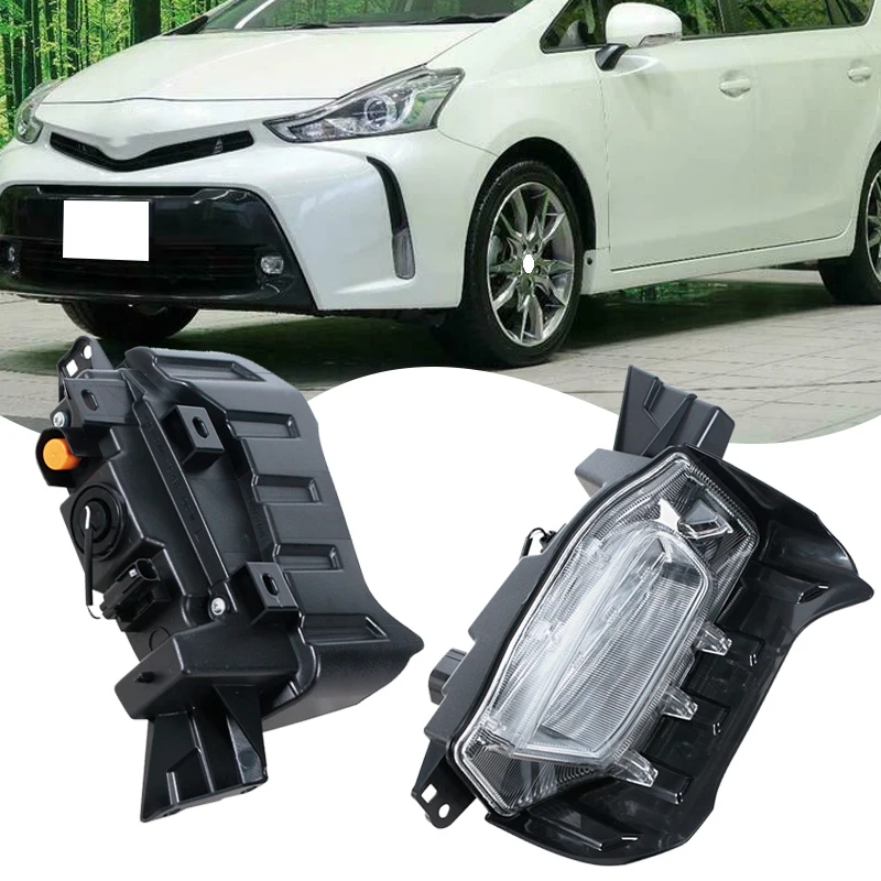 81430-47070 81440-47040 Car Fog Light Assembly For Toyota Prius 40 Alpha 2015 2016-2021 Front Bumper Light Driving Signal Light