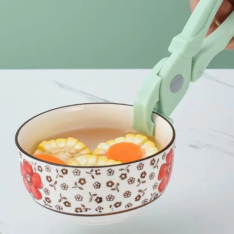 

1 шт., силиконовый зажим для защиты от ожогов, кухонная тарелка с защитой от ожогов, миска, держатель для кастрюли, анти-горячий зажим, подъемник, кухонные аксессуары, гаджет ﻿