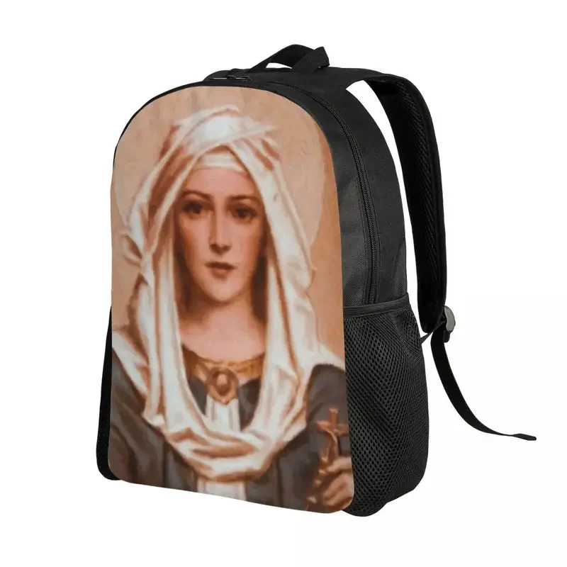 Benutzer definierte 3D-Druck unsere Dame des Rosenkranzes Rucksäcke katholische christliche Schule College Reisetaschen Bücher tasche passt 15 Zoll Laptop