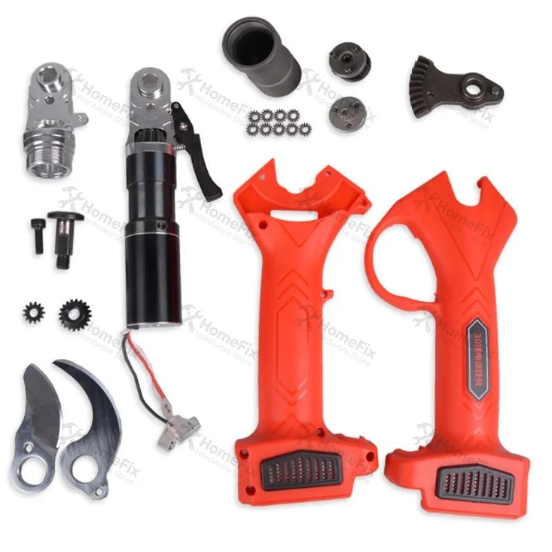 Replacement Spare Parts for 3.0 Electric Pruning Shears: Shell, Nut, Control Board, Gear Reducer, Aluminum Frame, Motor