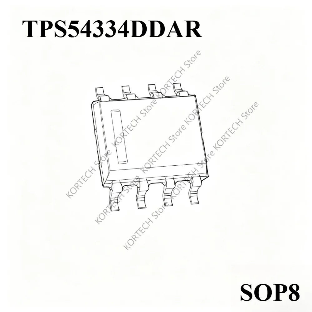 5PCS/Lot Original TPS54334DDAR TPS54334 54334 SOP8 IC Chip
