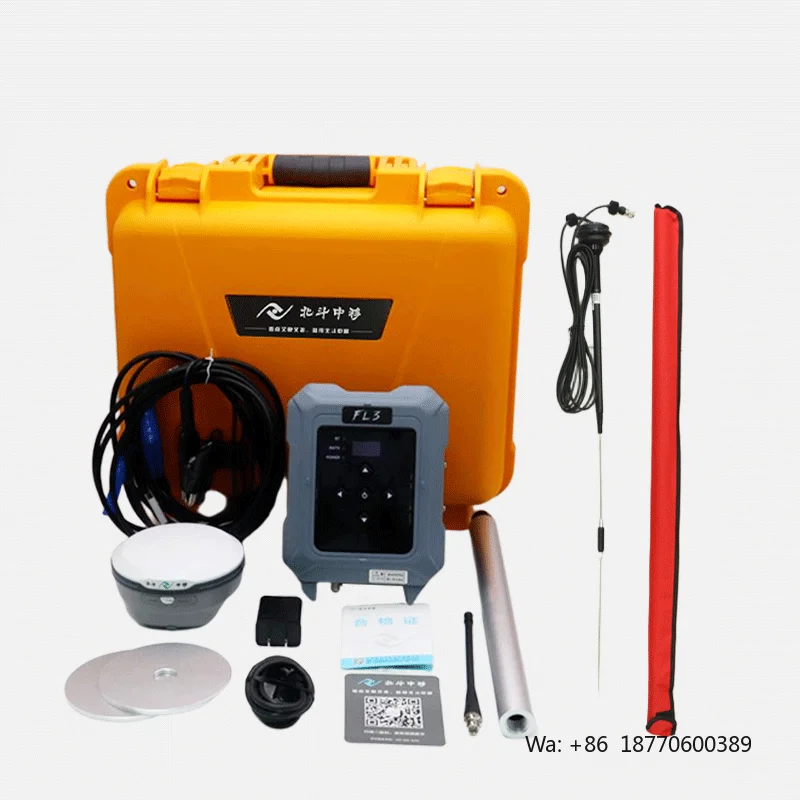 High-Precision Beidou Zhongyi A6 RTK GNSS Receiver 1408 Channels Multi-Constellation Portable Compact IP68 Rated 5km Range