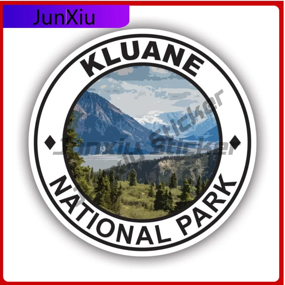 

Vintage Awesome Kluane National Park Sticker Decal American Made Uv Protected Travel Hike Hiking Camp Camping Rv Canada Yukon
