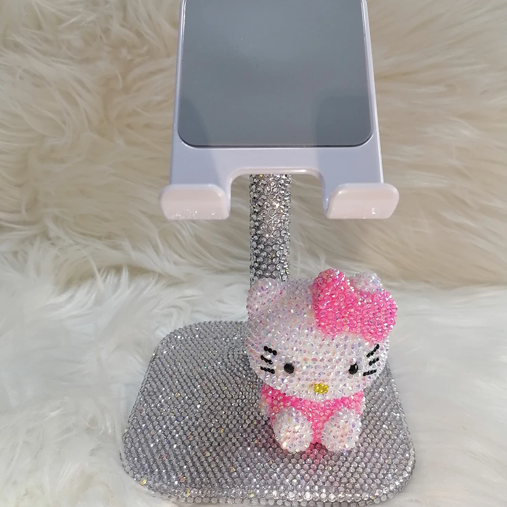 Imagem -04 - Strass Cristal Bling Tablet Stand Suporte para Celular Suporte de Mesa Ajustável Suporte para Smartphone para Ipad Desktop