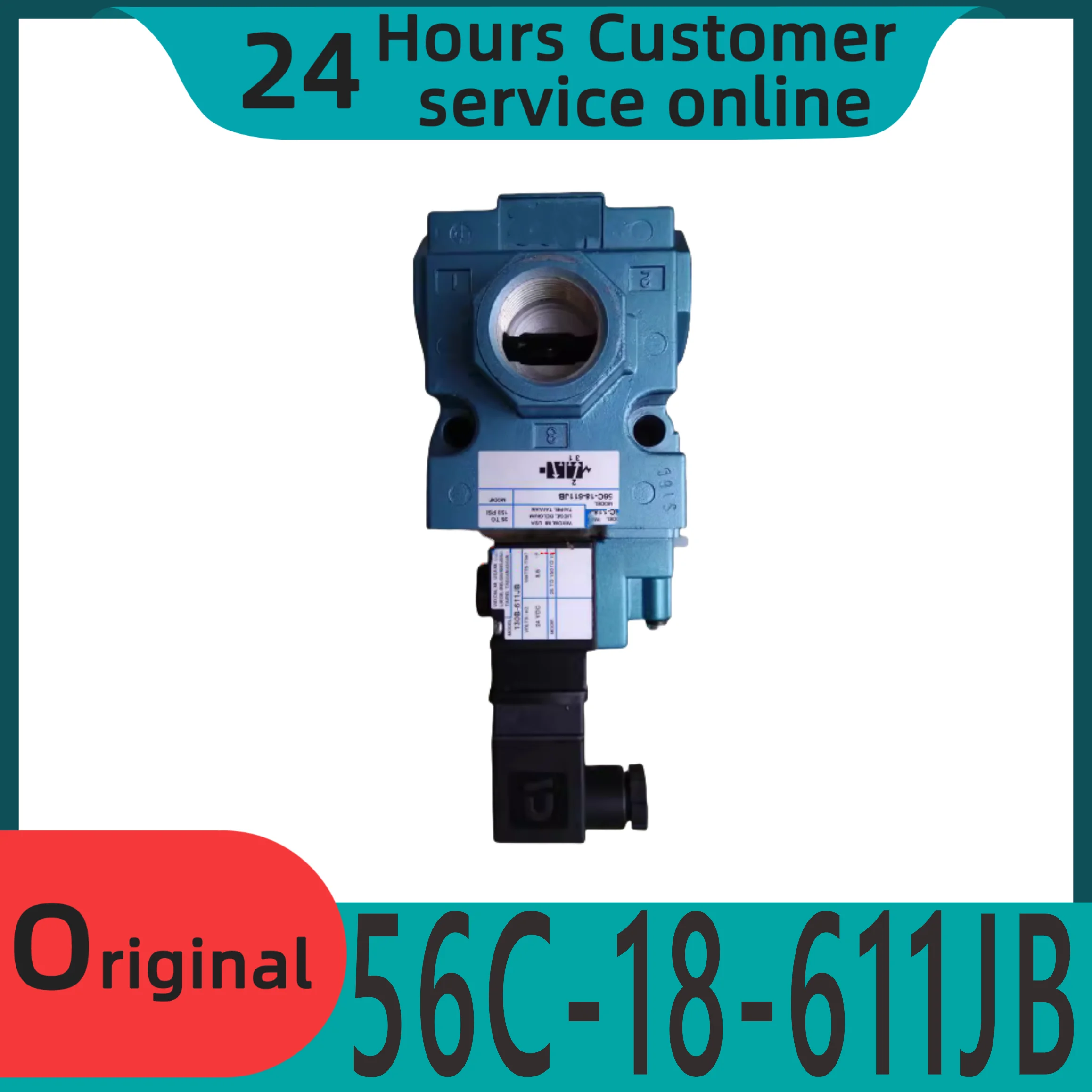 

Brand new original solenoid valve 56C-18-611JB/56C-18-111BA/56C-36-501BA