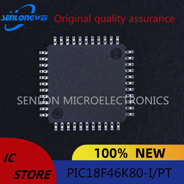 New original PIC18F46K80-I/PT QFP44 8-bit microcontroller MCU