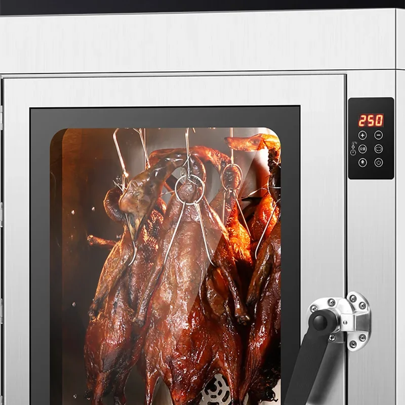 Horno Eléctrico Comercial para Pato al Pekín con Rotación de 360° ° Horno de Convección con Rotación Automática y Sistema Antiexplosión Integrado Personalizado