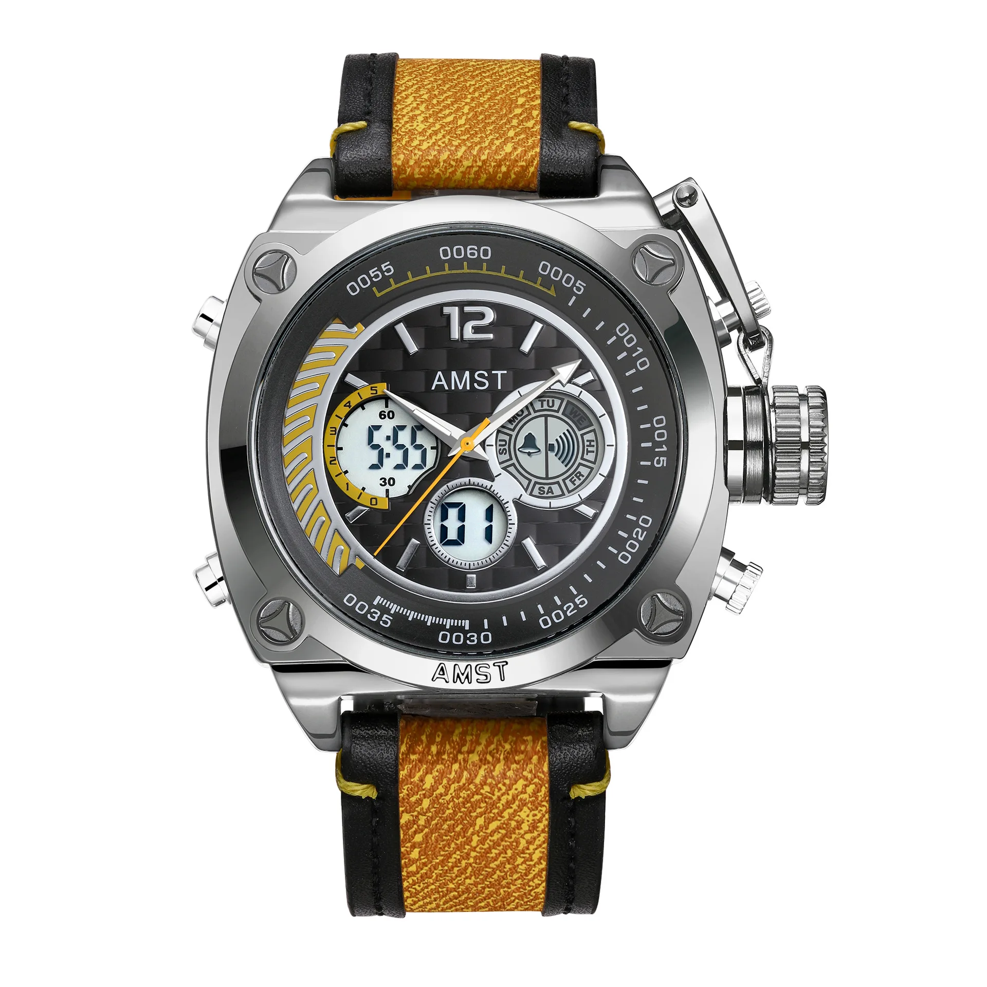 AMST waterproof casual fashion sports multi-functional student men's watch electronic watch direct sales hot sale