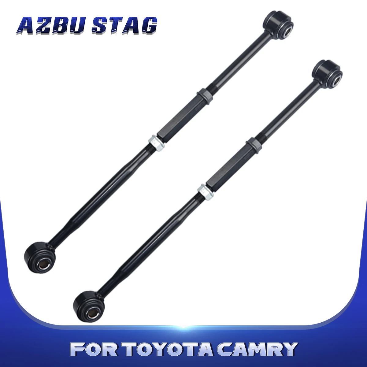 AzbuStag 2Pcs Rear Lower Rearward Lh Rh Control Arm for TOYOTA CAMRY AVALON SOLARA 1997 1998 1999 2000 2001 2002-2004 48730AA020