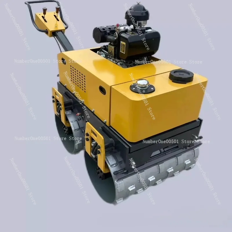 Mini Double Steel Wheel Cam Follower Road Roller Hand-Push Vibratory Compactor YDL-TS700 YDL-S700