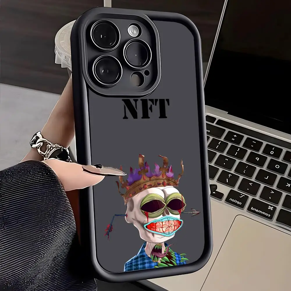 Mutant Baby Apepe NFT Phone Case For IPhone 16 Pro Max 15 Pro 14 Plus 13 12 11 XR XS Max X 7 8 Plus Soft TPU Back Cover