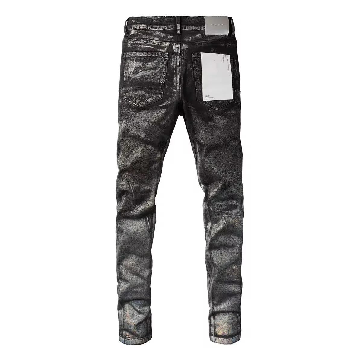 Luxury Design Purples jeans Men MEW brands with High street blue print letters Fashion Repair Low Rise Skinny Denim pants