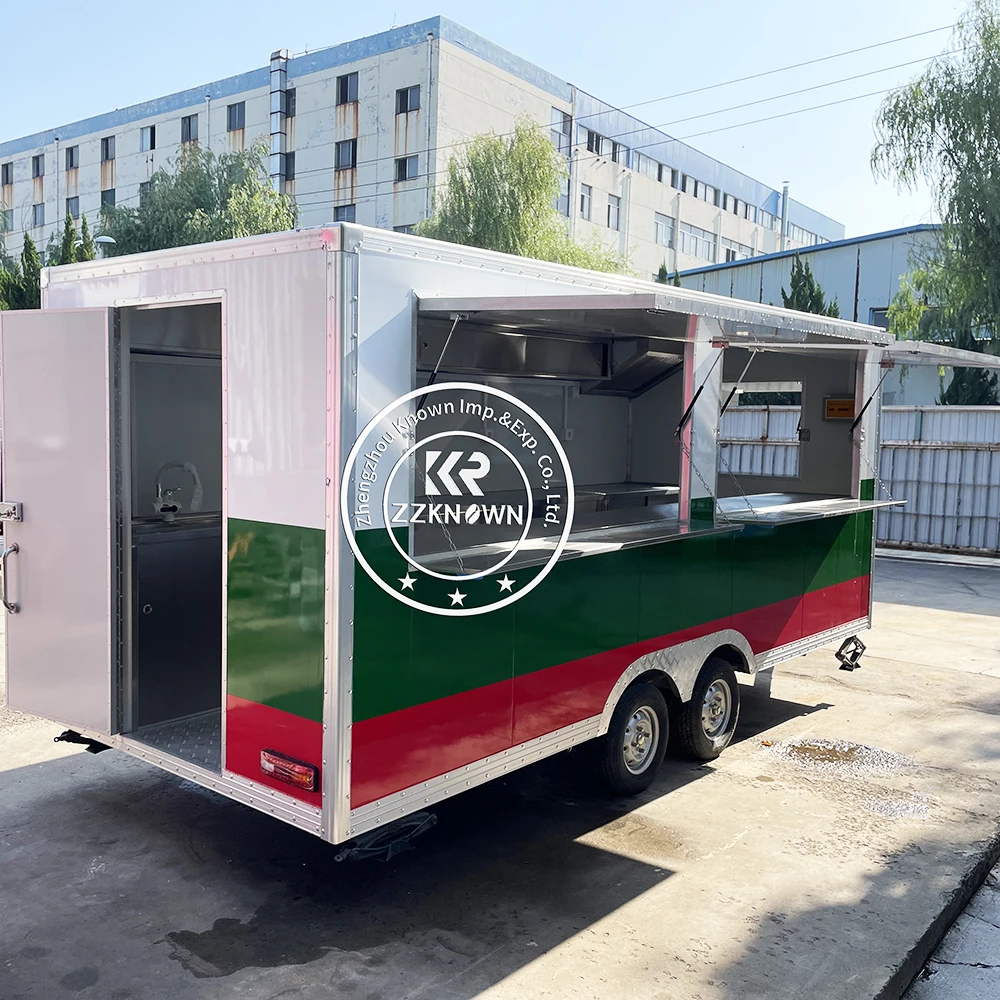 

ODM OEM Mobile Spiral Potato Horse Trailer Street Food Truck Hamburger Pizza Ice Cream Mini Food Trailer Fully Equipped