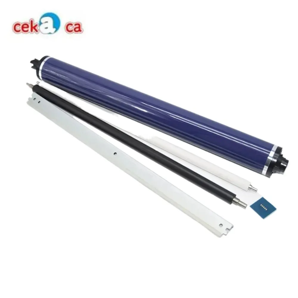 1 قطعة PCR أسطوانة الشحن الأساسية + رقاقة الطبل + شفرة التنظيف + طبلة OPC لطابعة زيروكس ألتالينك C8030 C8035 C8045 C8055 C8070