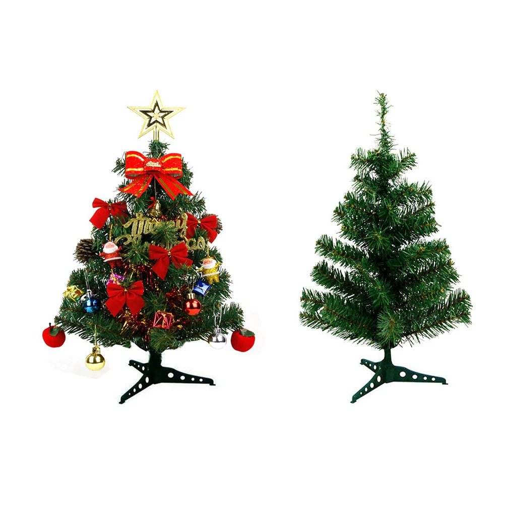 

Christmas Tree Ornaments 60x24cm Miniature Artificial Decorations Home Office Party Christmas Tree Decor Premium Material
