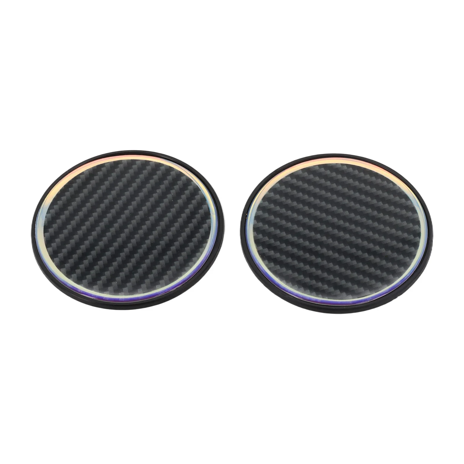

Night Car Cup Holder Coaster Pads 2pcs With Scratch Proof Design And Glow In The Dark Function For Car Interiors