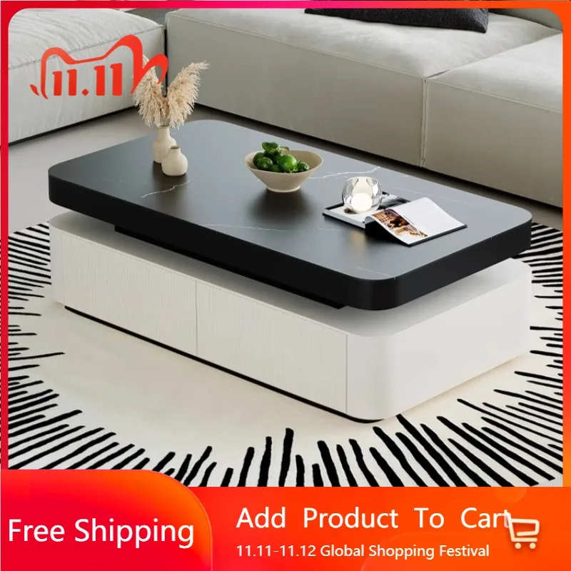 

Waterpoor Creativity Coffee Table Minimalist Quality Design Aesthetic Coffee Table Space Saving Organizer Couchtisch Furniture
