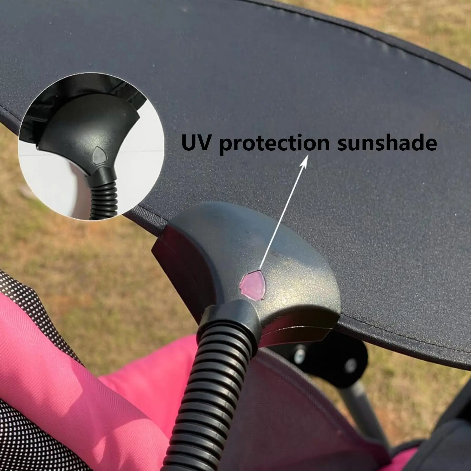 Stroller Sun Shade Portable Universal UV Protection Car Seat Canopy Replacement Cover For Summer Outdoor Yard Garden Park Beach