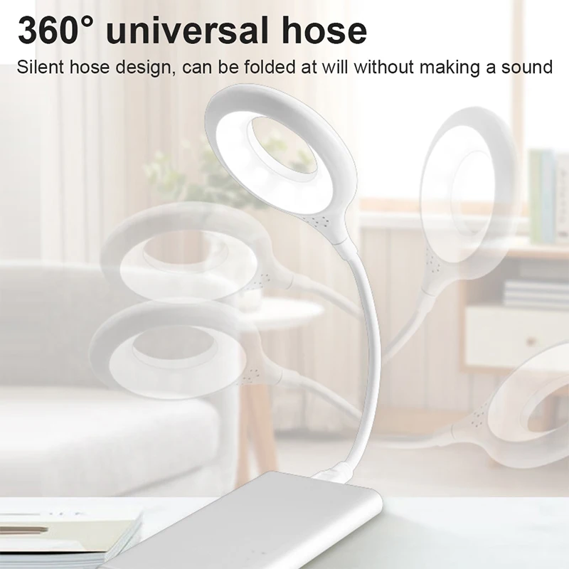 Veilleuse LED USB flexible, lampe de lecture pour chambre à coucher, lampe de protection des yeux, veilleuse de sommeil pour bébé