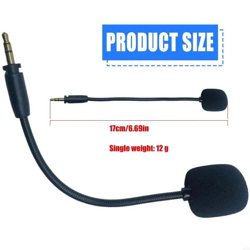 M17B Replacement Mic with Sponge Cover for G4 Gaming Headphone Black