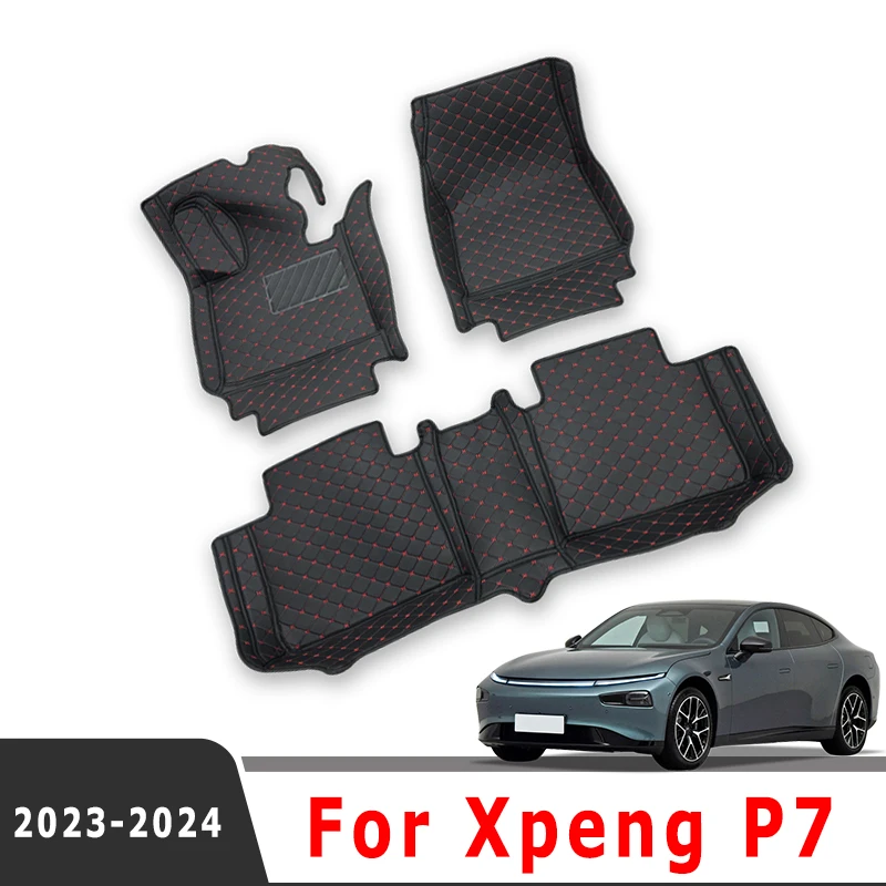 

Автомобильные коврики для Xpeng P7 2023 2024, аксессуары для интерьера, коврики для ног, подушечки, автомобильные чехлы, сменные педали