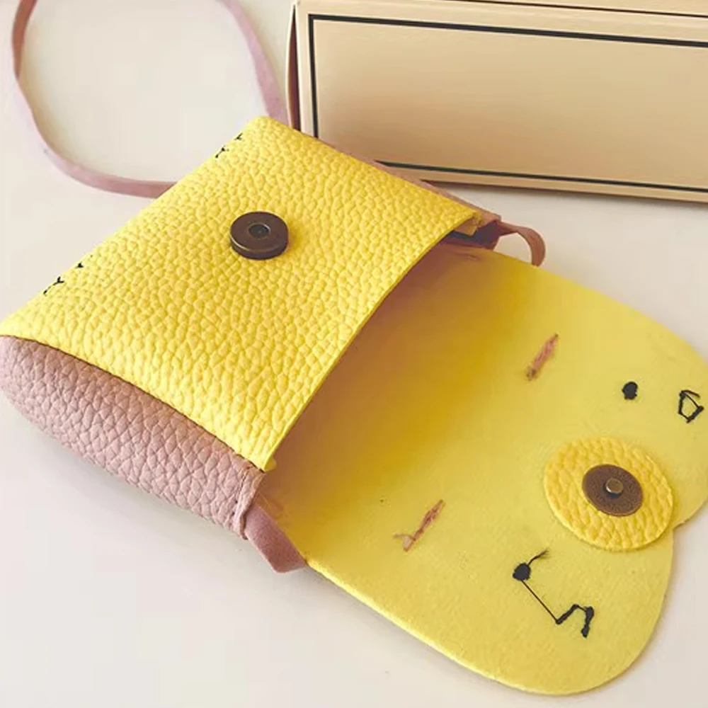 Bunny Crossbody Bag For Kids Girl Easter Cute Rabbit Mini Shoulder Bags Pu Leather Coin Purse Small Wallet For Women