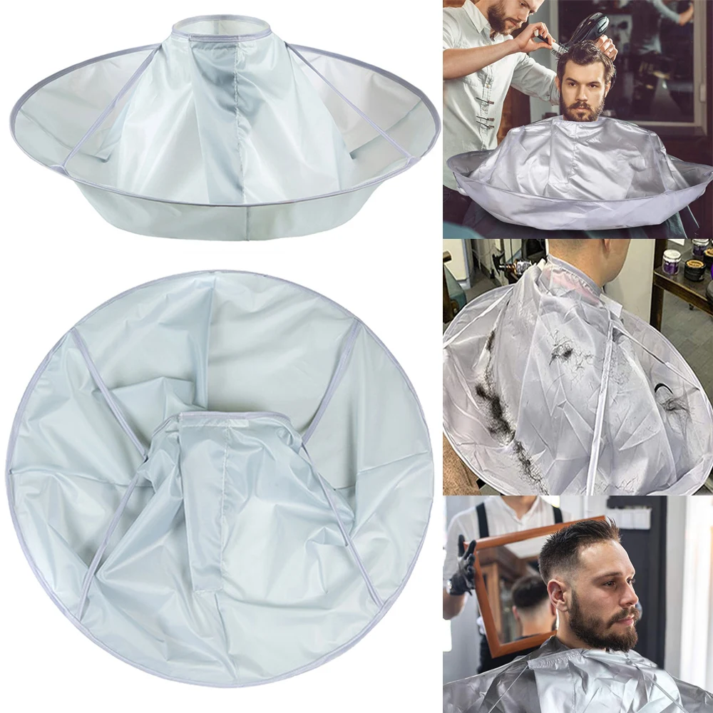 

Hairdressing Cape DIY Hair Cutting Cloak Umbrella Cape Wrap Hair Shave Apron Cover Cut By Barber Cape Gown Shaving Accessories