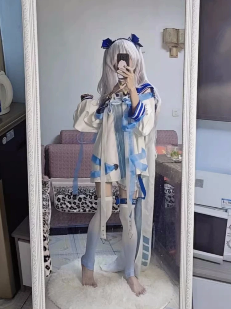 Game Azur Lane USS Laffey II Cosplay Costume Fashion Dress Uniform Female Bunny Role Play Clothing Halloween Party Outfit Stock - Image 4