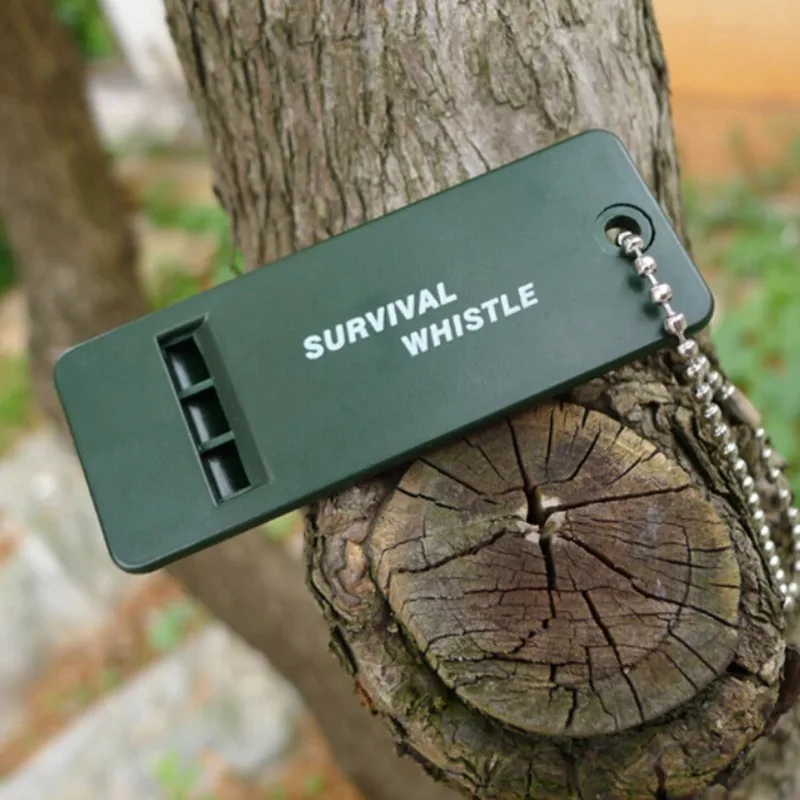 New Survival Plastic Super LoudRescue Survive Signal Sound Whistle Camp Hike Outdoor Tool Emergent Bushcraft Mountainclimb Sport