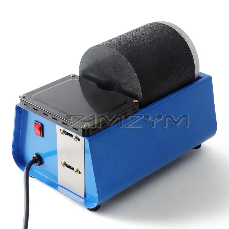 Roller Polishing Machine Mini Tumbler Polisher Roller Rotary Bucket Mill Tool Metal Ring Bead Cleaning Polishing Machine