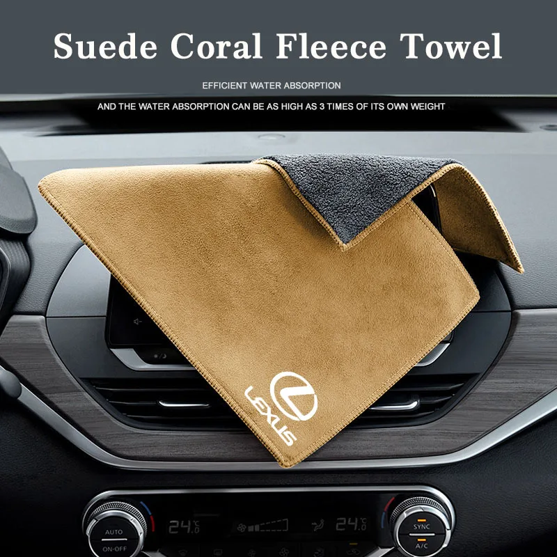 

Car Sticker For Lexus F SPORT ES RX NX LS UX LM LX GX LC RZ IS CT GS RC 1Pcs Car Interior Cleaning Soft Brush Wash Towel Wipe D