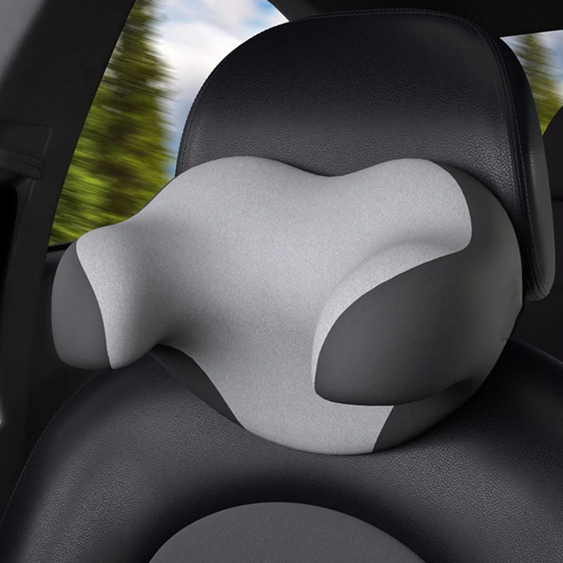 

Universal Car Seat Headrest Pillow Rest Memory Foam Car Head Neck Pillow Support Sleep Side Head High Elastic Nylon Telescopic