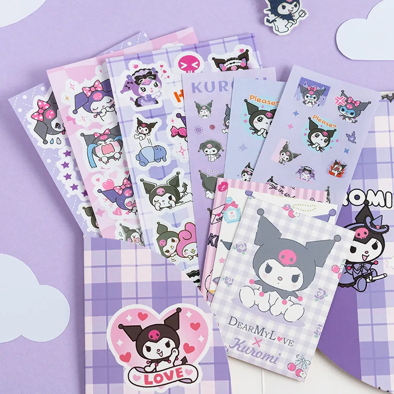 12 set/lot Sanrio Melody Cinnamoroll Pochacco Stickers Cute Scrapbooking DIY Diary Decorative Sticker Album Stick Label