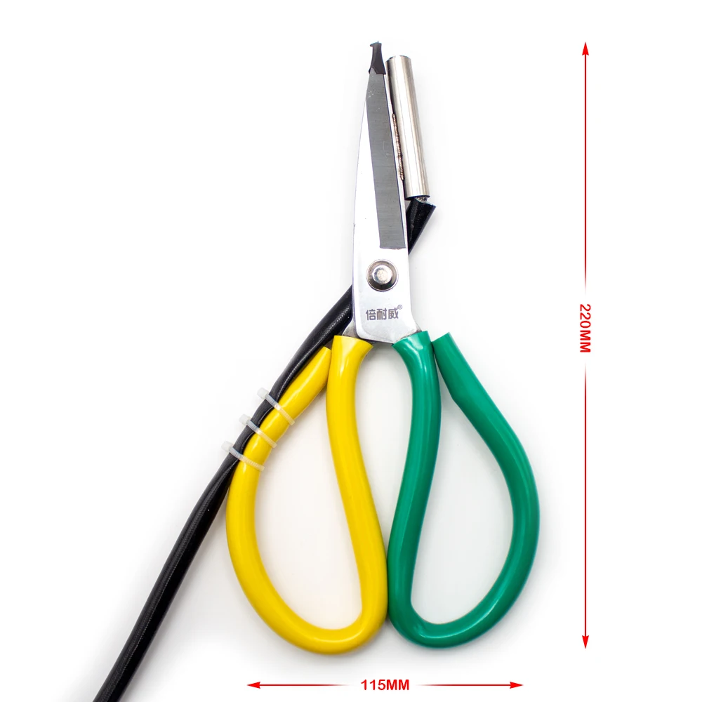 Taglierina di calore regolabile di temperatura di forbici elettriche del riscaldamento 220V con gli strumenti di taglio del panno del tessuto del sarto del supporto hanno messo 500W