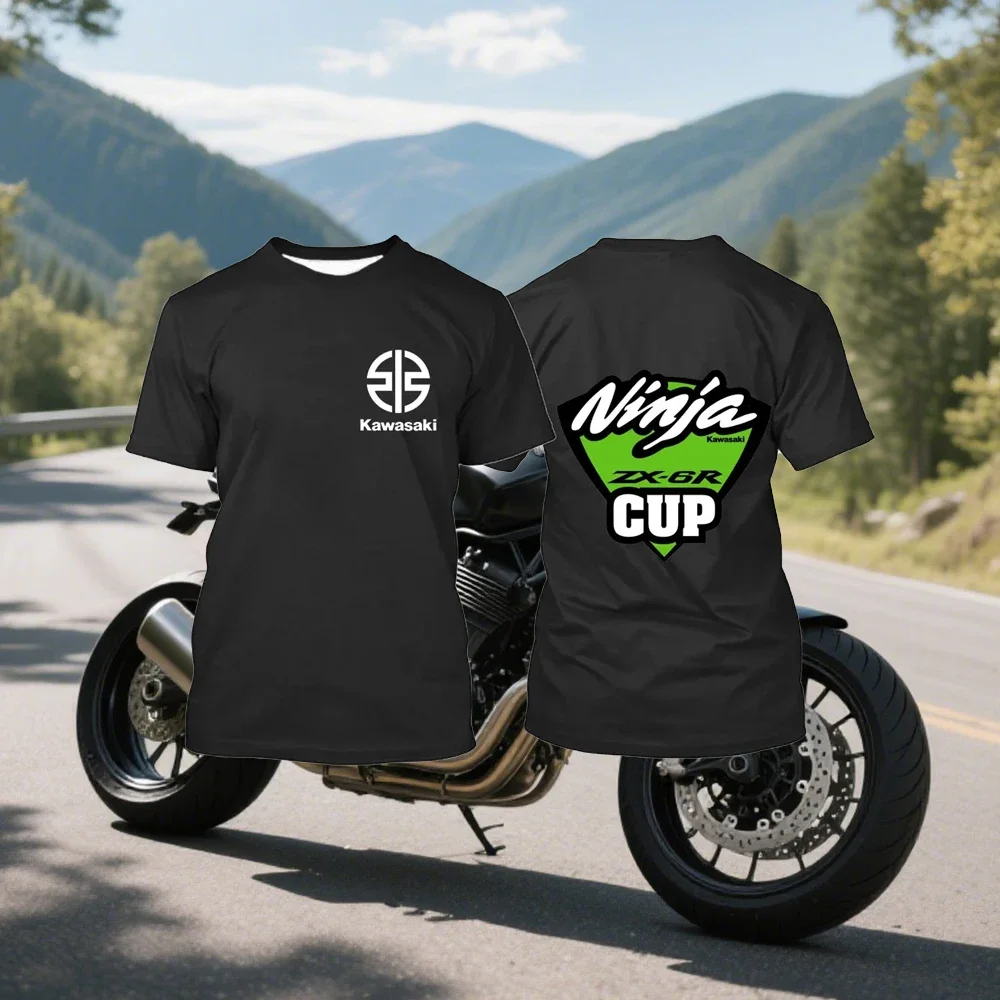 

Лето 2025 г., популярные мотоциклетные быстросохнущие дышащие шорты с узором Kawasaki и вездеходные мотоциклетные спортивные шорты