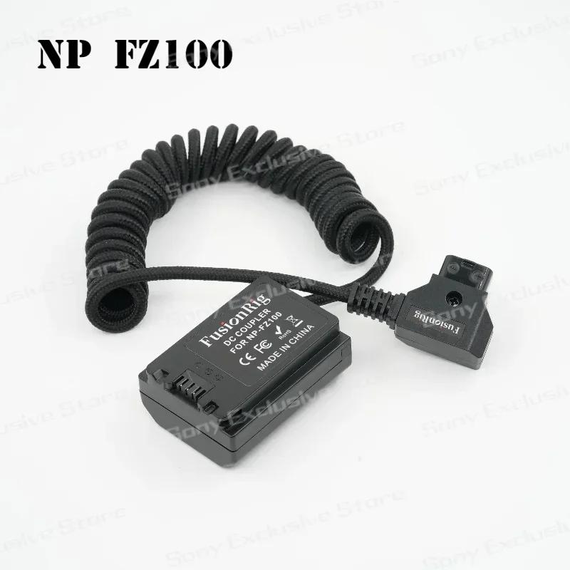 D-TAP TO For  A7/FX3/FX30 NP-FZ100 DUMMY BATTERY CABLE