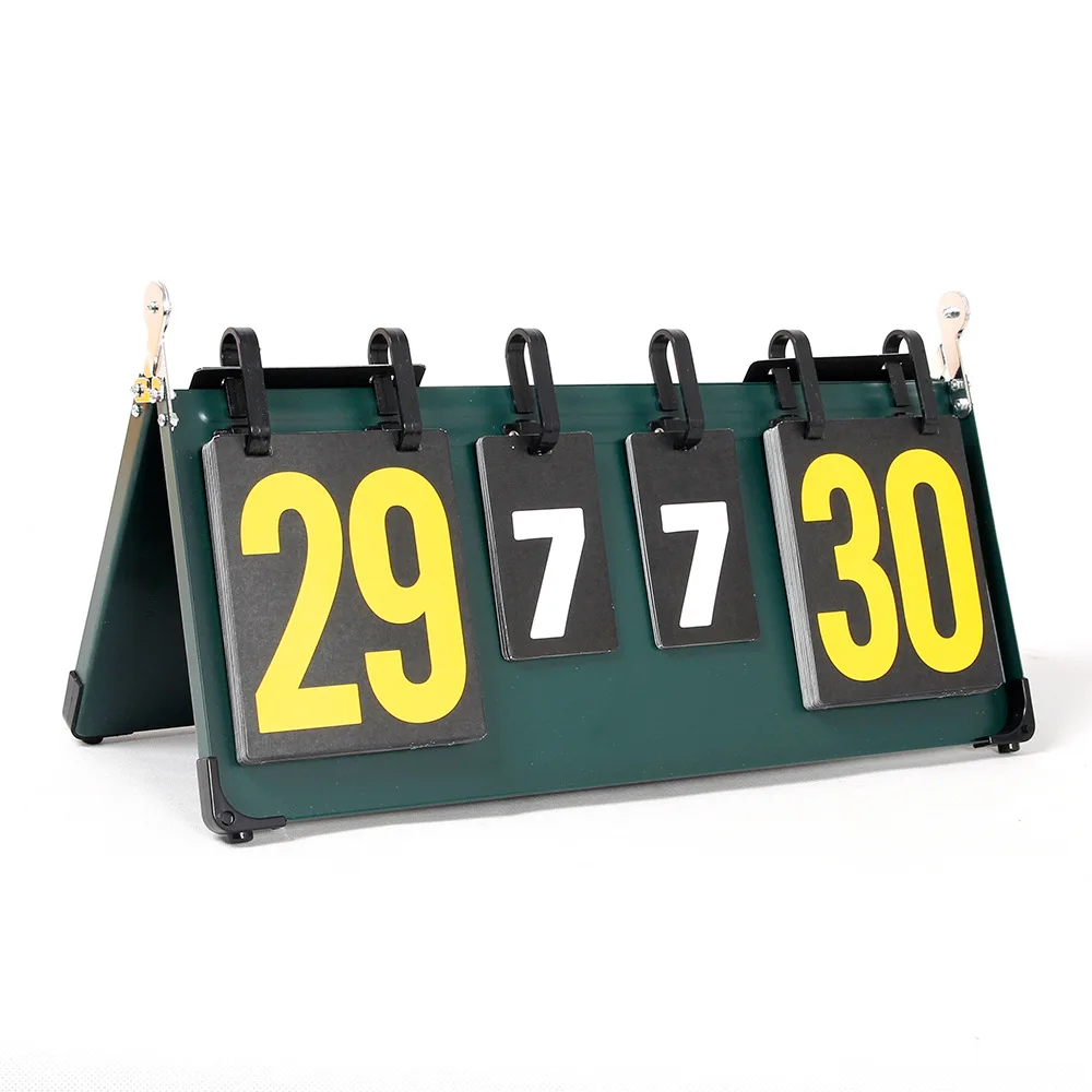 

Double-sided display scoreboard Table tennis match scorer Multi-function folding scoreboard